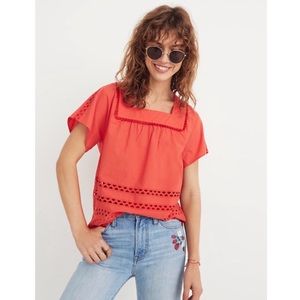 BRAND NEW! Sold Out! Madewell summer eyelet top